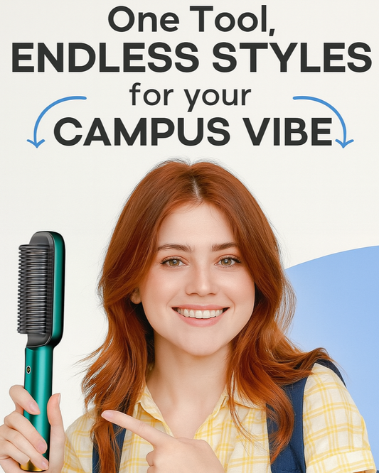 Professional Electric Hair Straightener Comb Brush
